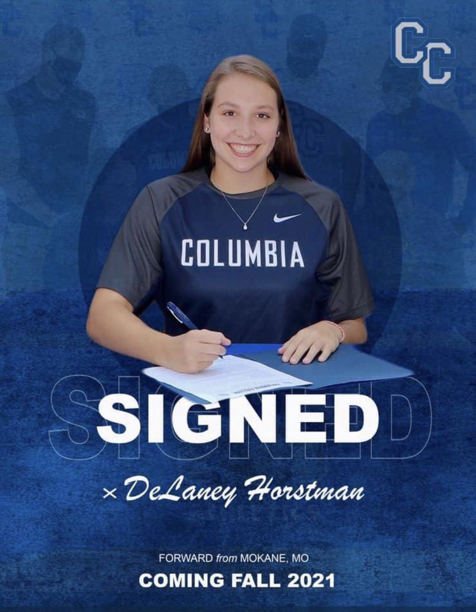 With such a strong and talented senior class, SENIOR NUMBER 2 COMMITS!! 🙌🏽 Our girl DeLaney signs on to continue her basketball career at Columbia College. We couldn’t be more proud of you! 🏀💙