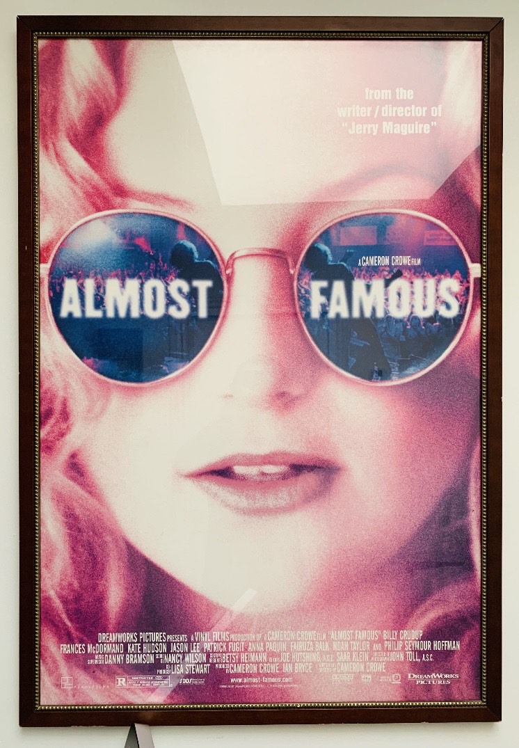 Almost Famous came out 20 years ago this month! A lot of hard work went into this iconic film, including the wonderful director Cameron Crowe and the great Nancy Wilson who created the Grammy award-winning soundtrack recorded here at the Village Studios.