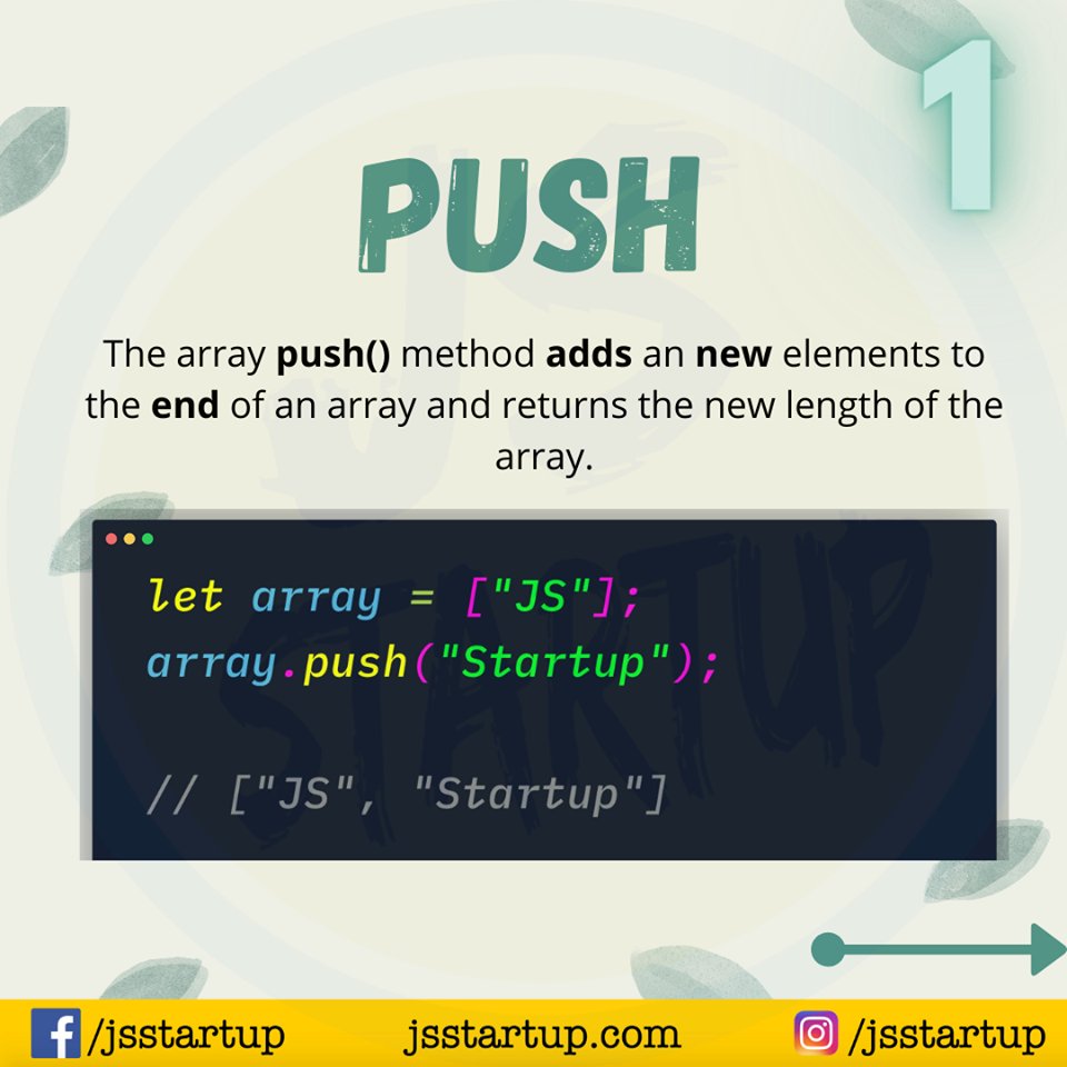 codek_tv's tweet photo. Top 10 JavaScript array methods you should know
☞ https://t.co/jk3CyPd7e1

#morioh #javascript #webdevelopment https://t.co/IwsMpVP6rq
