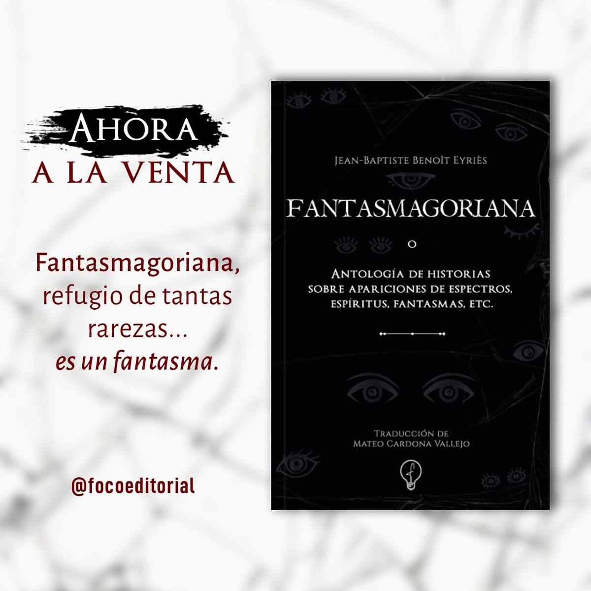 EditorialFoco's tweet photo. FANTASMAGORIANA 👻

Refugio de tantas rarezas... es un fantasma.

Cómpralo ahora.
Información por DM.

#editorial #editorialfoco #MaryShelley #Frankenstein #VillaDiodati #independiente #libros #lectores #leer #lectura #leeresvivir #fantasmagoriana #Bogotá #Colombia https://t.co/XnWrNImJgw