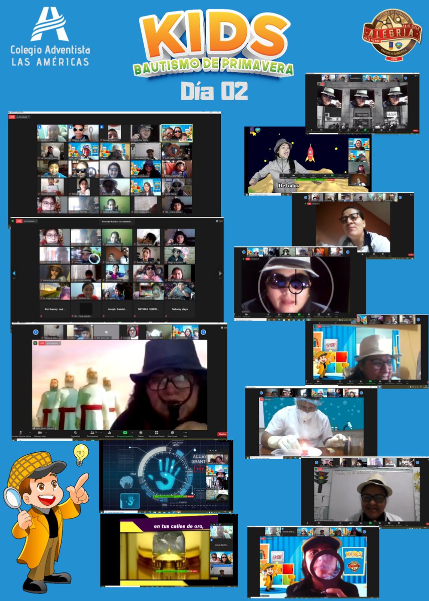 ITumbes's tweet photo. De esta forma nuestros alumnos participaron del 2do Día, en el marco de la II Semana de Oración
#TopSecret #BautismoDePrimaveraKids #MasAllaDelDolor
@SiervoDeFe @PrVictorVasquez @Pr_Bailon @EdgardoMuguerza @EAsudamerica @ASEA_NORTE @LuisMig06410733 https://t.co/up3KuamDTu