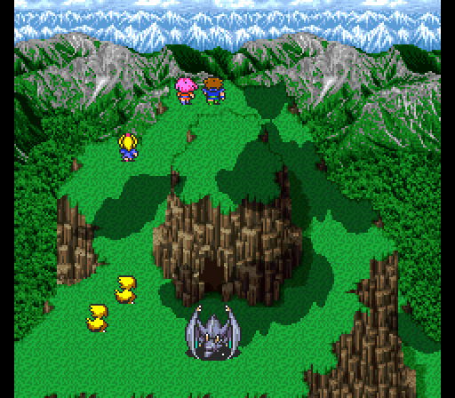 Game endings where characters are standing on a cliff, staring off into the distance - a thread: