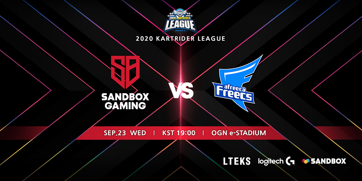 BNKFEARXLoL's tweet image. 📆SB Match Info.

4연승을 넘어 5연승을 향해🔥🔥
오늘 오후 7시부터 아프리카 프릭스와의 팀전 경기와 정승하 선수의 16강 1경기가 진행될 예정입니다. 팬분들의 많은 응원 부탁드립니다.

#GoSANDBOX #SBWIN #Kartrider