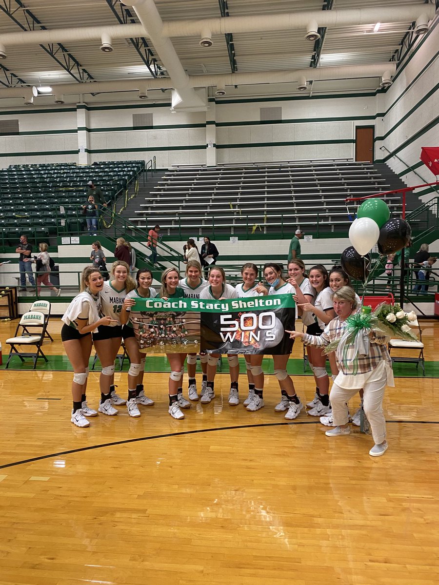 FootballMabank's tweet image. Huge congrats to Coach Shelton on her 500th win.  Big win tonight for the Panthers. Congrats Coach.