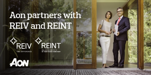 We’re delighted to announce that Aon has partnered with the Real Estate Institute of Victoria (REIV) and the Real Estate Institute of the Northern Territory (REINT). Read more: aon.io/2HpQW72