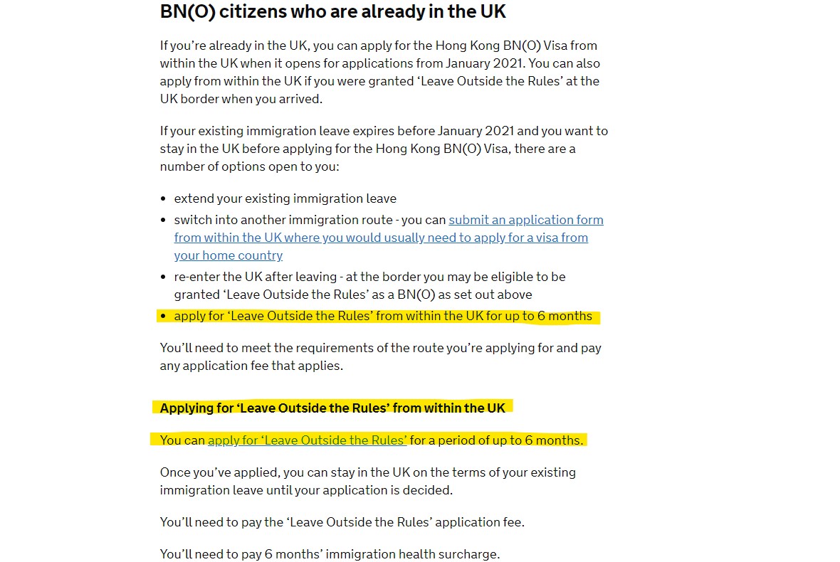 HongkongersUK's tweet photo. Following our letter to @ukhomeoffice last month, an additional path to LOTR status for HK BNO citizens has been added to the BNO guidance page. HKB will continue representing the interests of HKers in the UK and communicating the needs of our community. 

https://t.co/Gho0gUOVgM https://t.co/IEl8GJ5B82