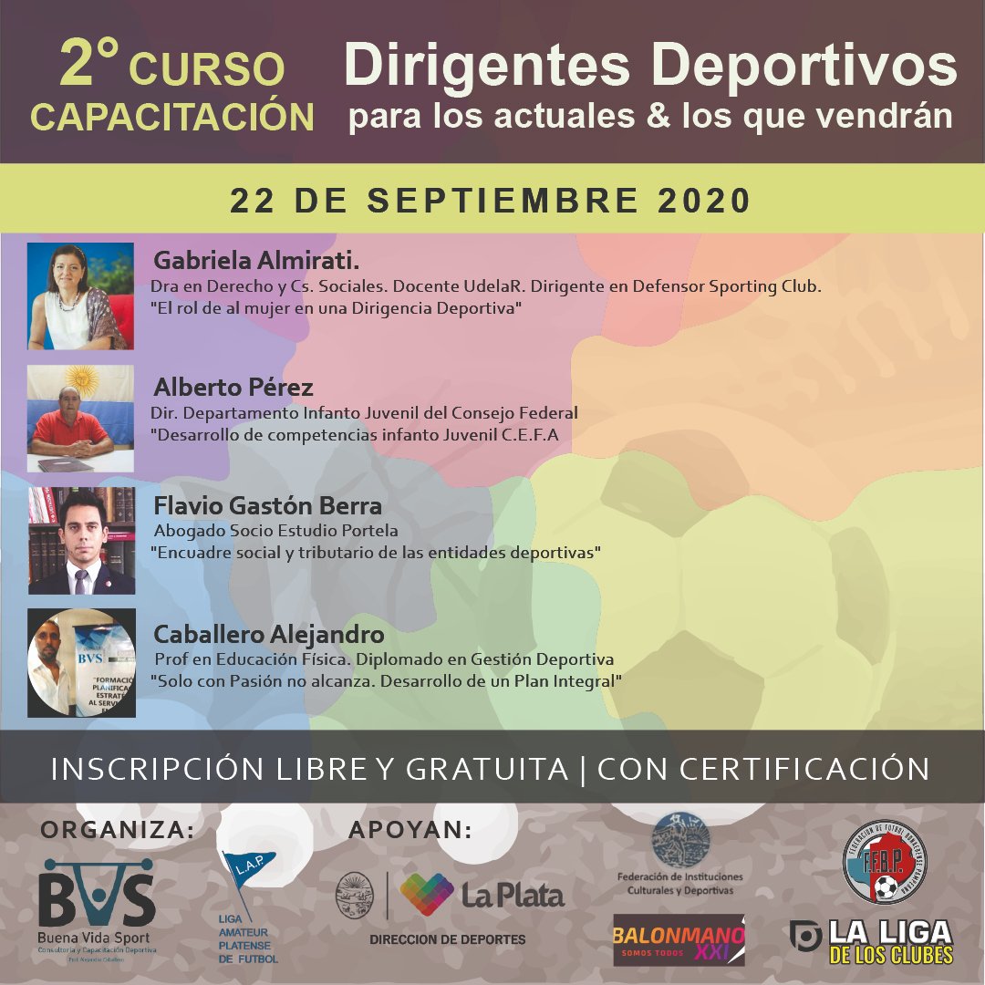 lapfutbol's tweet photo. #2doCurso DIRIGENTES DEPORTIVOS
¡Gracias a todos los participantes del #2 Encuentro Administración y Finanzas! @galmirati @Consejo_Federal @Gaston_Berra @consultorabvs
Reviví la jornada en YouTube: https://t.co/9xeYUSRyTy
Organizan: @lapfutbol y @consultorabvs https://t.co/pVqOiOAt9b