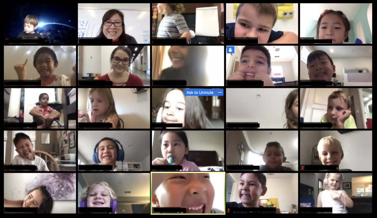 Numerous hours of planning, myriad of restless nights, many professional growth days, countless meetings! Getting to be with these smiling faces...PRICELESS!! <a href="/Design39Campus/">Design39Campus</a> #Kindergarten @zoom_us #virtuallearning #distancelearning #LearningNeverStops #WearAMask