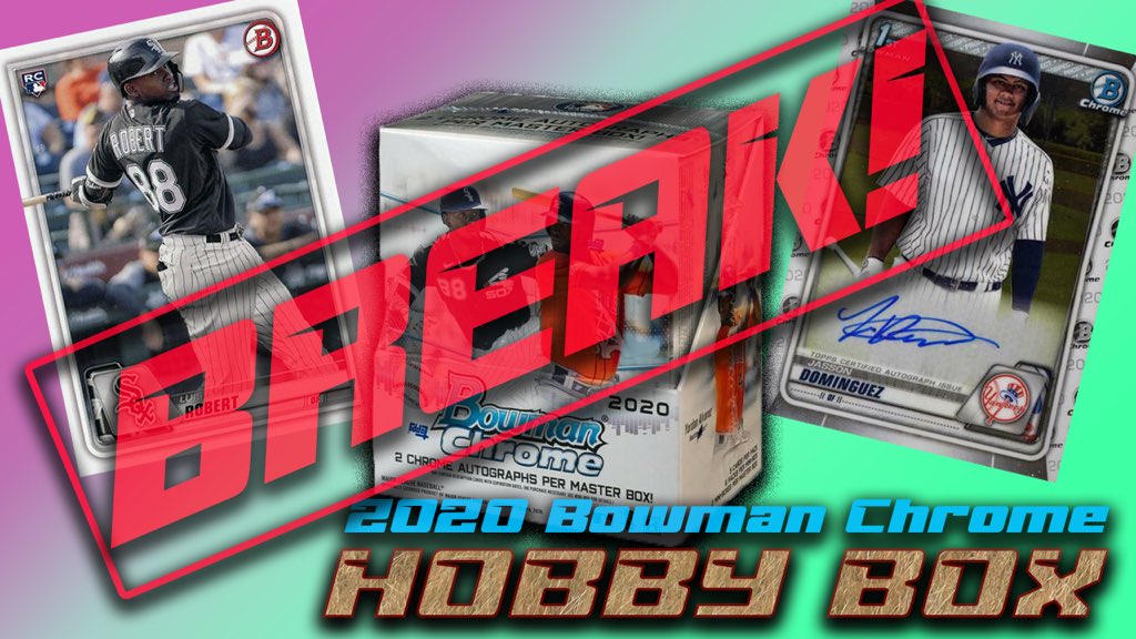 My first time EVER opening up boxes of baseball cards!! <a href="/garyvee/">Gary Vaynerchuk</a> 

2020 Bowman Chrome Hobby Box Break video is live!!💰💰

...if you understand the irony in me making this video, I’m sure you’ll love it 😂😂😂 

Watch here ⬇️⬇️
📺 youtu.be/cd6X0OLE8uU