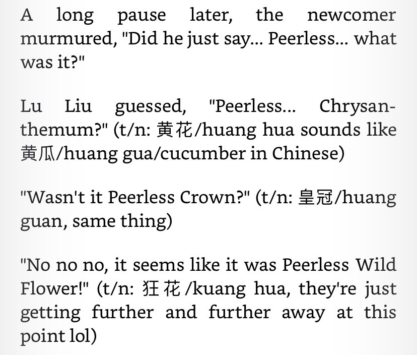 Mayhaps you shouldn’t go by the name Peerless Cucumber, Shen.