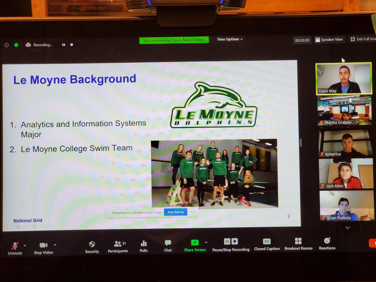 CoreLabsx0's tweet photo. Great inspiration week #MIS201 @LeMoyne @MaddenSchoolLMC Travis May '18 @national_grid shared his post-LMC adventures #GraduateDevelopmentProgram #IS #ANL #metrics #technology #mentoring #reversementors Tx, Travis, for great thoughts and wisdom today! https://t.co/5CFz3fSgCy