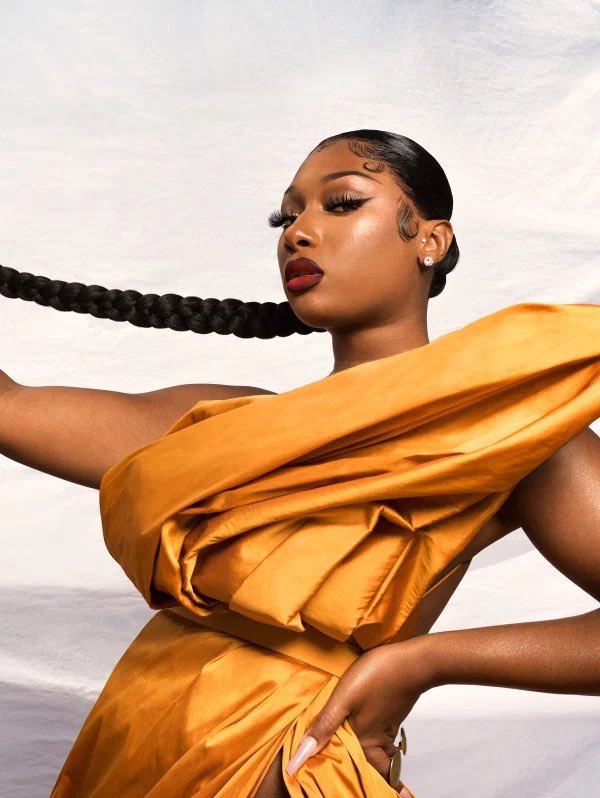 PopCrave's tweet photo. Megan Thee Stallion looks incredible gracing the cover of @TIME’s 100 Most Influential People issue. ⭐️ https://t.co/hFzPfZIDdm