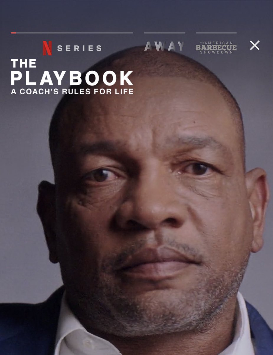 Started watching #Netflix series “The Playbook: a coach’s rules for life”. Doc Rivers is first up. Really enjoyed it. All I can say is Ubuntu. Look it up. Live it. #Ubuntu
