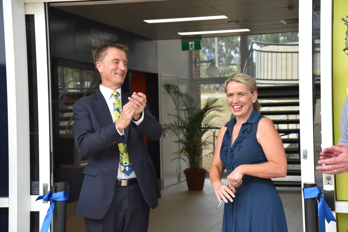 Fantastic to have <a href="/katejonesqld/">Kate Jones</a> at @CQUni #Rockhampton today to officially open the Advanced Technology &amp; Innovation Centre. The Centre will support innovation, industry, education &amp; job creation in regional #qld. <a href="/QldGov/">Queensland Government</a> #technology #innovation #localjobs #regionaleducation