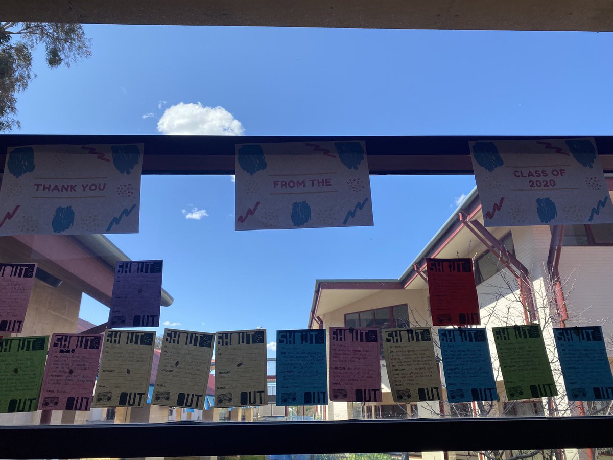 simon__martino's tweet photo. Yr12’s took time to say thank you to their awesome teachers for 2020. #shinethroughdiscovery #celebrate #gratitude @NewmanCollegeWA @johnfinneran https://t.co/SF0CoSjRvg