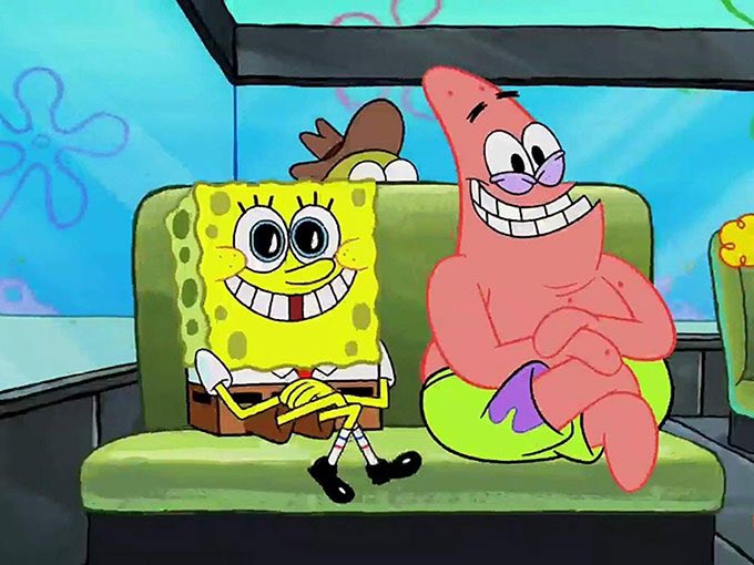 Spongebob versus Patrick!