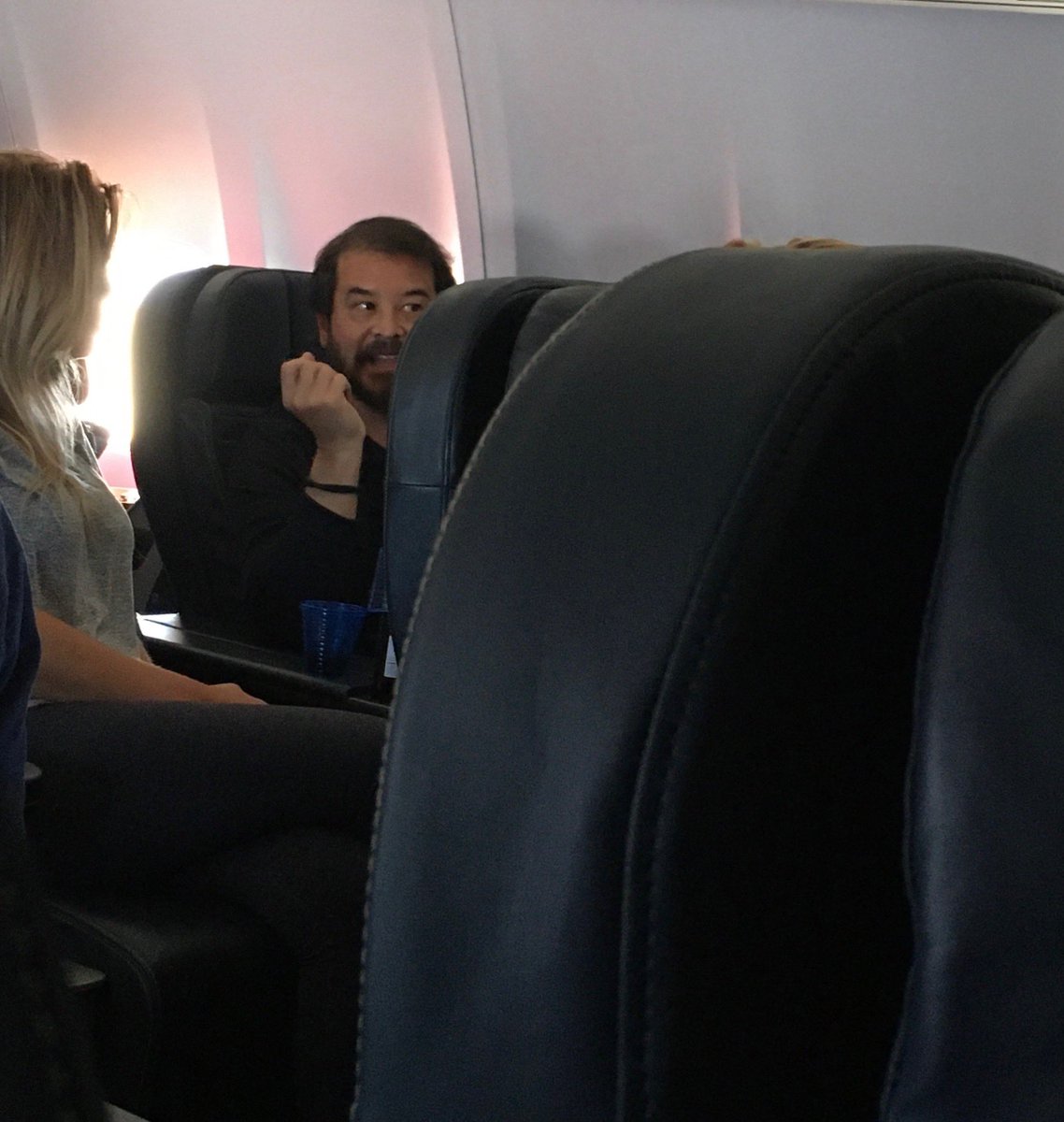 julia_a's tweet photo. @united #unitedfail again ! Flight ORD to SFO , first class ... passengers not wearing face covering and same as a previous flight - attendant no face covering ! https://t.co/etYncWUpcq
