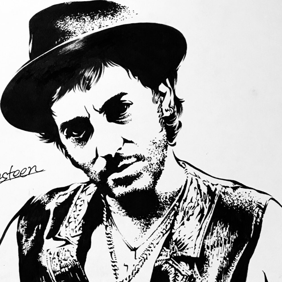 JunKikuchi0216's tweet photo. Happy Birthday to Bruce Springsteen ‼︎🎶
イラスト展示させて頂けるお店(CAFE,BAR)探してます。
#Brucespringstee
#HappyBirthday
#絵描き
#イラストレーター https://t.co/TCpcak8OW6