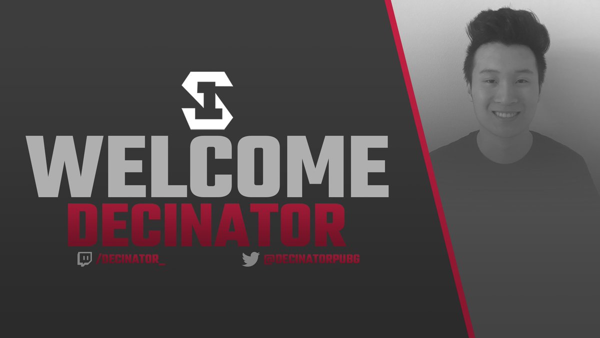 We would love to welcome <a href="/DecinatorPUBG/">Decinator 🇺🇸🇰🇷</a> to the squad for <a href="/PUBGEsports/">PUBG Esports</a> PCS3 Group Stages!  

#pubgroster:
<a href="/FizzleGG/">Conley Puryear</a> 🐀+
<a href="/sneakattack/"></a>  🔥 +
<a href="/TheJayAllDay/">Jordan</a> 🐐+
<a href="/DecinatorPUBG/">Decinator 🇺🇸🇰🇷</a>  🧨= 🍗🍗🍗🍗