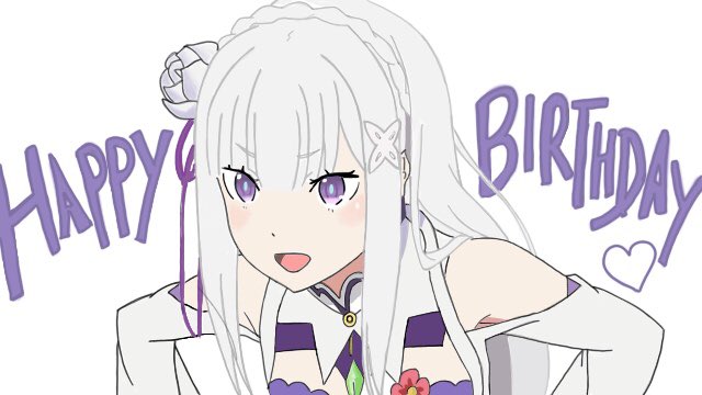 Crunchyroll - Happy birthday, Emilia 🎉💜