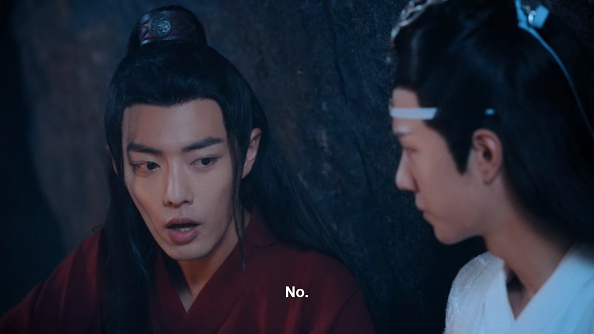 Lan Wangji is basically thinking "It had to be *this* guy"