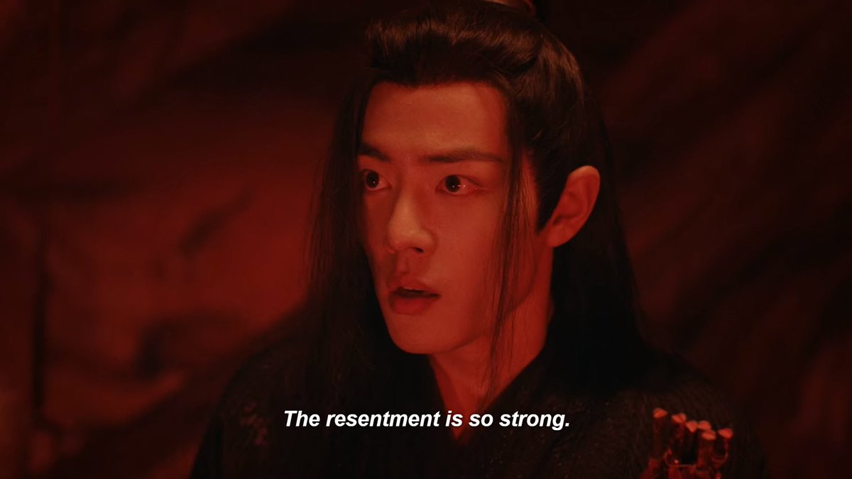 Can I have a moment to talk to Lan Wangji: Hey, listen I know all of this is rough and you are trying your best but Jiang Cheng is not here and therefore there is no one else to tell Wei Wuxian to not play with probably cursed swords so it's up to you