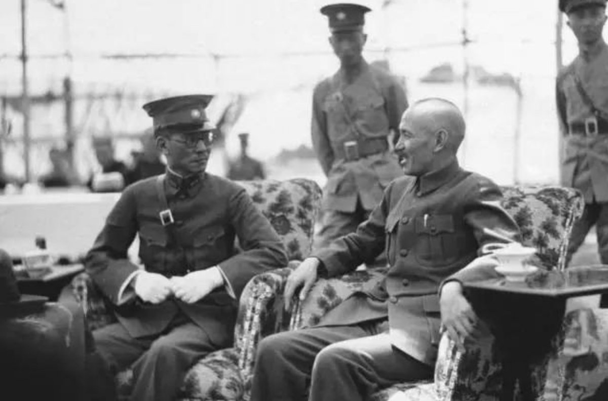 While Long Yun nominally pledged allegiance to Chiang Kai-shek’s (pictured together) central Republic of China (ROC) government and its National Revolutionary Army (NRA), particularly during 2nd Sino-Japanese War, in practice he ran Yunnan Province as his independent fiefdom. /4