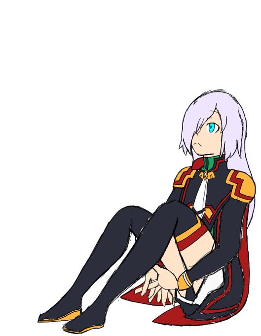 バケツ塗りで色をつけてみただけ 