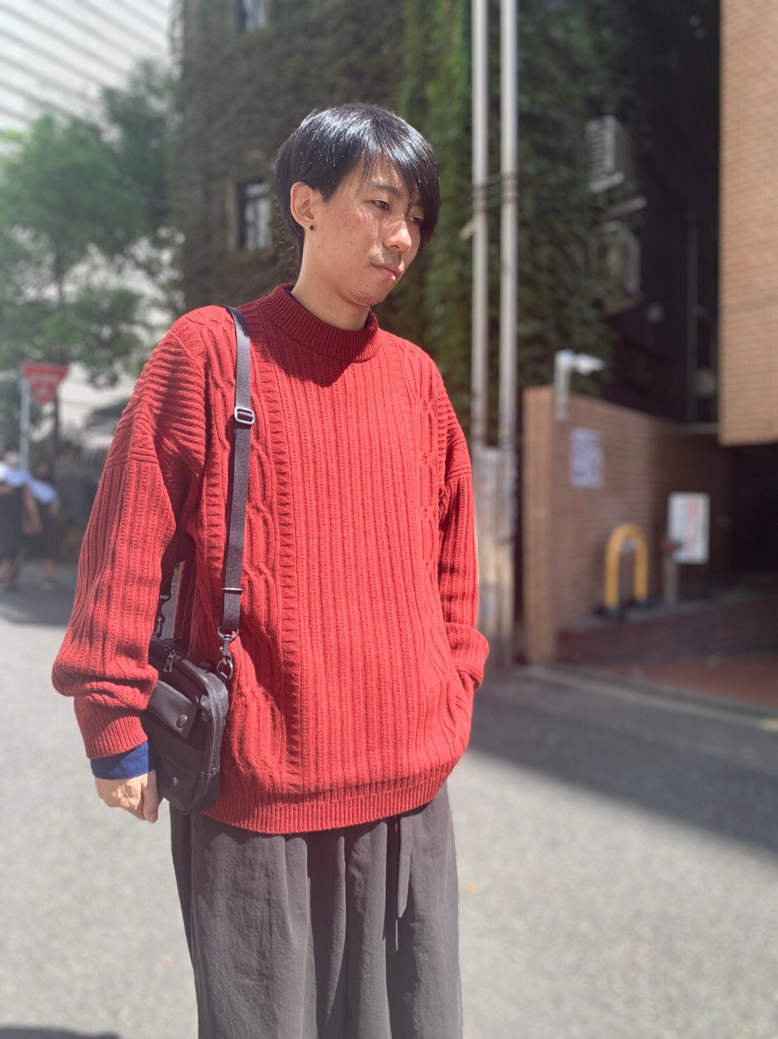 YASHIKI Wadachi Knit バーガンディ YASHIKI Wadachi Knit / BURGUNDY