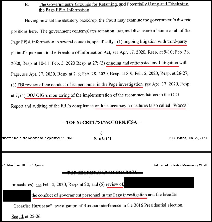 The five issues all circle around the FBI/DOJ use of the Carter Page FISA application; and, more importantly, the underlying evidence that is attached to the FISA application. The five topics are very interesting: