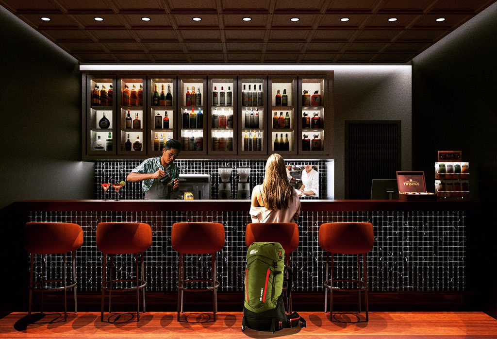 mac_tamesis's tweet image. The vision is to create a friday-night ambiance in a dark canvas through  careful placement of lights and wooden accents to break the monotonous vibe. This is the perfect spot to enjoy your blended cocktail drink. 

IG: @bloomarchitecturaldesignstudio 
#culinarycenter