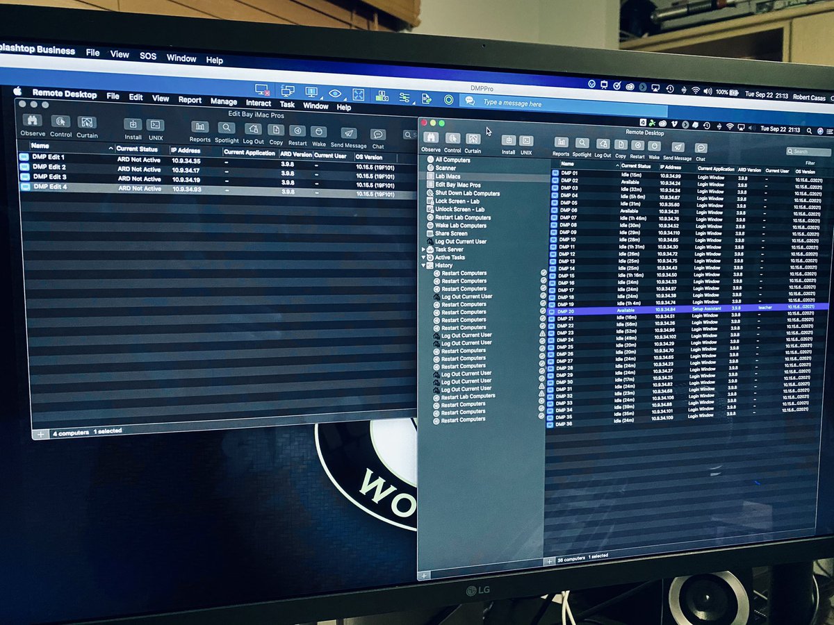 Started the day at 6:30 AM. Three Zoom classes, one Zoom meeting, 40 updated Macs, and almost 15 hours later, I’m almost finished with the day. Nothing much. Just making distance learning work.