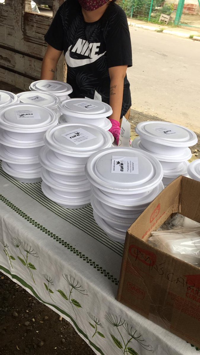 CUFA Esteio realizou entrega de 170 refeições no bairro São José.