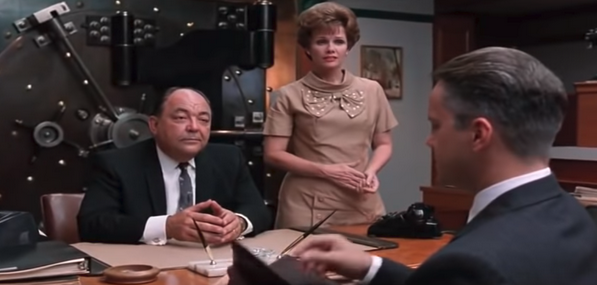 In fact only two women speak in the movie: one Karen type complains about Brooks's lack of grocery clerk skillsand the other woman helps Andy at a bank.