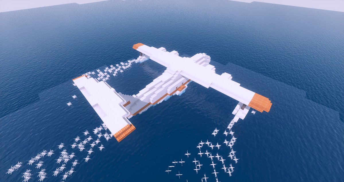 Pondu マイクラ垢 Us 4 救難飛行艇 乗員 10名 4名 巡航速度 510km H 航続距離 3950km 着水可能波高 2 8m ターボファンエンジンを搭載した飛行艇 艦艇より速く ヘリコプターより長い航続距離を生かして海上での迅速な救助活動を行う Minecraft建築コミュ Pondu マイクラ垢 Us 4 救難飛行艇 乗員 10名 4名 巡航速度 510km H 航続距離 3950km 着水可能波高 2 8m ターボファンエンジンを搭載した飛行艇 艦艇より速く ヘリコプターより長い航続距離を生かして海上での迅速な救助活動を行う Minecraft建築コミュ