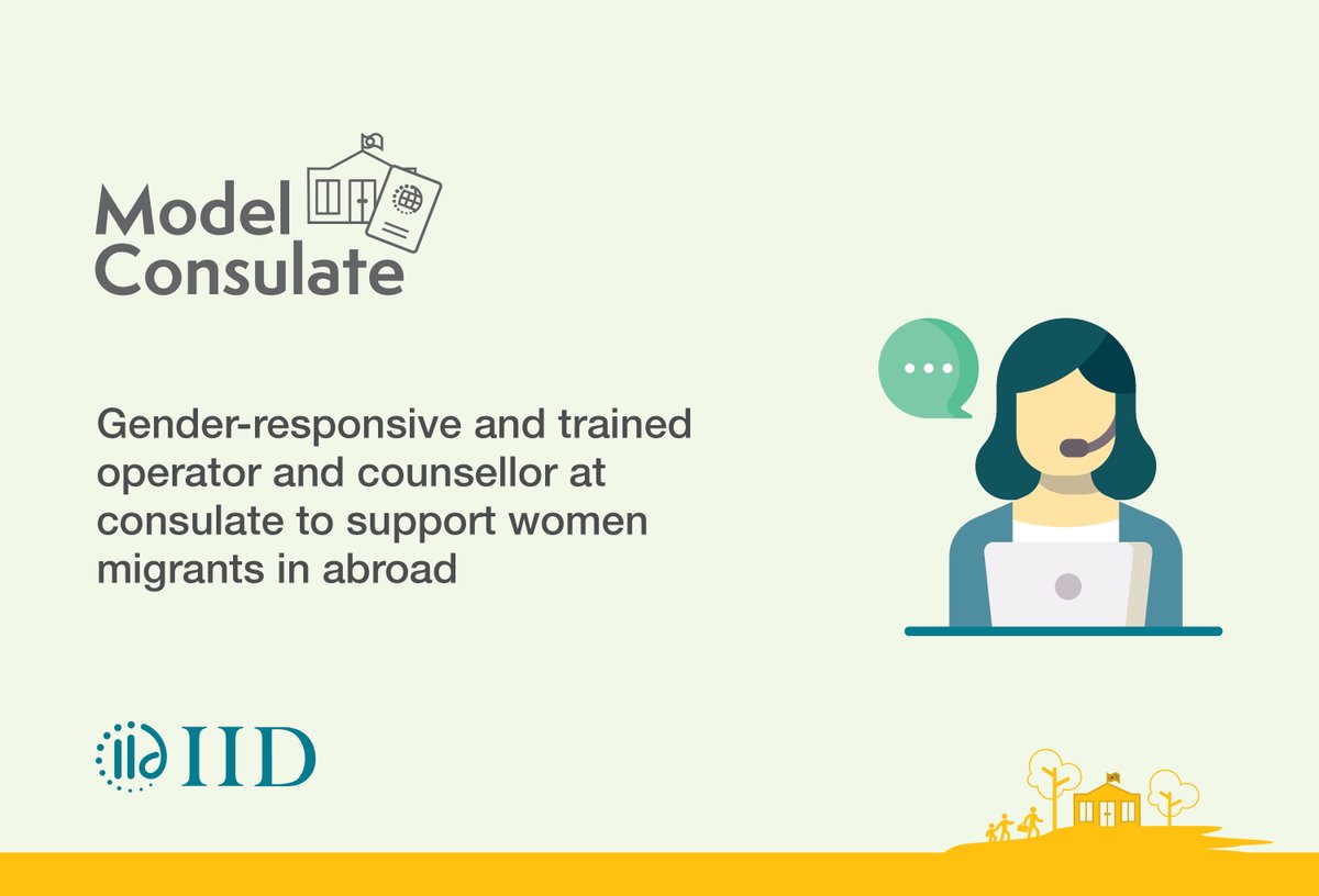 IID's Model Consulate initiative demands gender-responsive and trained operator &amp; counsellor at Consulate to support women migrants abroad.
More 👉 iidbd.org/model-consulat…
#ModelConsulate #ScalingConsularService
@MoFA_Bangladesh