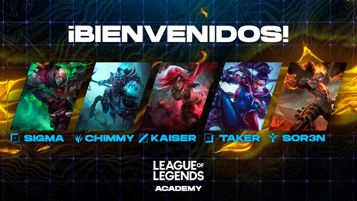1LifeEsports's tweet photo. ⚠️ CUIDADO ⚠️

Hoy es el día, le presentamos el rooster del equipo Academy, darle la bienvenida a: 

♟@1lifeSigma  
♟ @ahmedcharrih04
♟@KaiserDock 
♟@taker_lol 
♟@Soren1life 

Esta gente viene a pasearse por los torneos amateurs no digáis que no os hemos avisado

#Go1Life⚡️ https://t.co/Lc2hhet8kJ