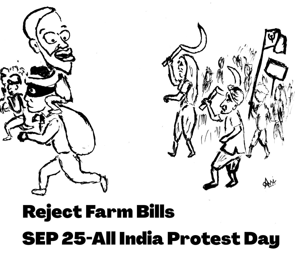 AssismonM's tweet photo. #FarmBill2020
#FarmBill
#RejectFarmBills
#RepealFarmBills
#AllIndiaProtestDay
#Sep25
#AIKS
#CITU https://t.co/3Ohmp1VKRy