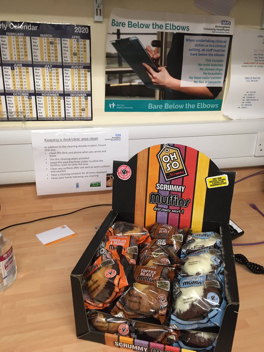 Thankyou BCHC muffins received at James Preston .. tasty treat for lunch time 👍