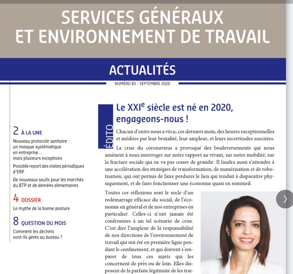 LE XXIème siècle est né en 2020, engageons-nous !
Face à pleine d’incertitudes, cette rentrée sera et devra être surtout riche en nouveaux possibles …
Mon édito spécial rentrée V/ Editions Législatives
bit.ly/3kFm9kN