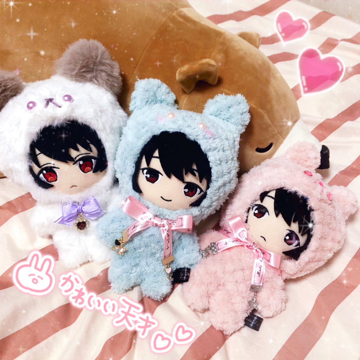 先日購入させて頂いたKAGEri様(@KAGEriKAGE)のぬい服が届いていたので