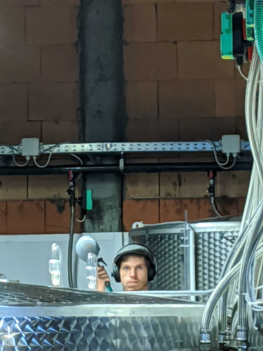 brokenarmsgames's tweet photo. Making audio for a game about wine they said, it will be fun they said ... @TumultKollektiv best photo ever 🤣 ... #sounddesign #soundproduction #videogameproduction #indiegame #indiedev #professionals #recording #patience #hardwork #betweenvideogamesandwine #hundreddaysvideogame https://t.co/rNtYhxfF4X