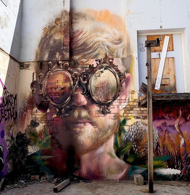 Self-portrait with steampunk vibe in an abandoned secret location by artist thezookeeper
Brisbane, Queensland, Australia