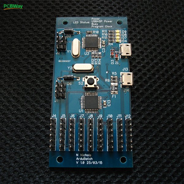 PCBWayOfficial's tweet photo. #Feedback
ArduBatch: This project utilizes 2 Atmega8A chips, one as an Arduino and another as a USBASP ISP programmer. 
✅Learn more: https://t.co/9PjOWNTAOn
.
.
#pcb #pcbdesign #FPGA #LORA #EmbededHardware #Z80 #opensource #arduino #pcba #embedsystem #IOT #pcbway https://t.co/4r8ThZHqyH
