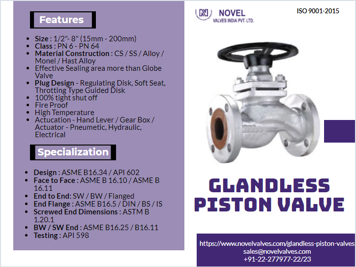 Novelvalves's tweet photo. Valve #16 Glanless Piston Valve
Industrial Safety Valve manufacturer

inquiry at sales@novelvalves.com
https://t.co/oWLg9diage #novelvalves #valve #valvesindia #pistonvalves https://t.co/sHNe09fvPb