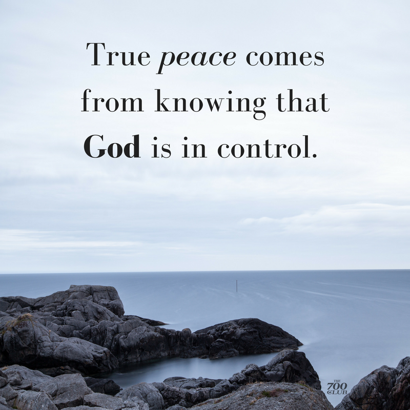 God's in control!