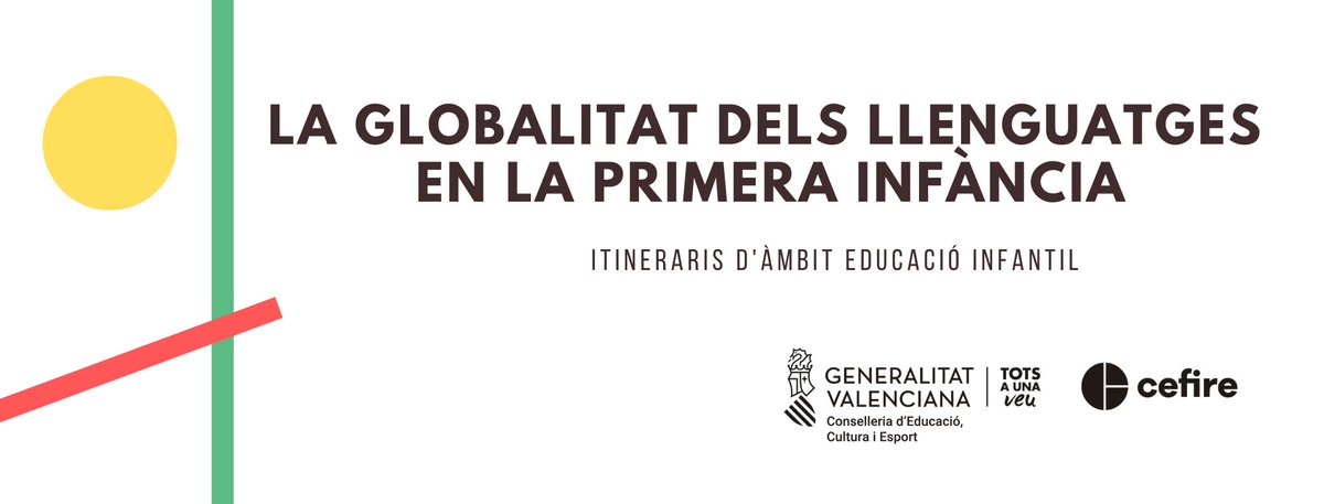 CEFIREambitEI's tweet photo. Amb l'itinerari LA GLOBALITAT DELS LLENGUATGES EN LA PRIMERA INFÀNCIA volem afavorir el tractament integrat dels llenguatges a l’aula.

El nivell inicial  s’estructura en tres mòduls: 

📝Edicions Mòdul I: https://t.co/dqpCep3P5Z

📝Edicions Mòdul II: https://t.co/SE7wKm2Rss https://t.co/WIQhpUprvh