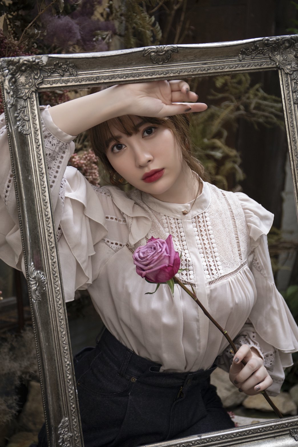 公式の Her lip to Puffed Sleeve Lace Blouse sleepyhollowevents.com