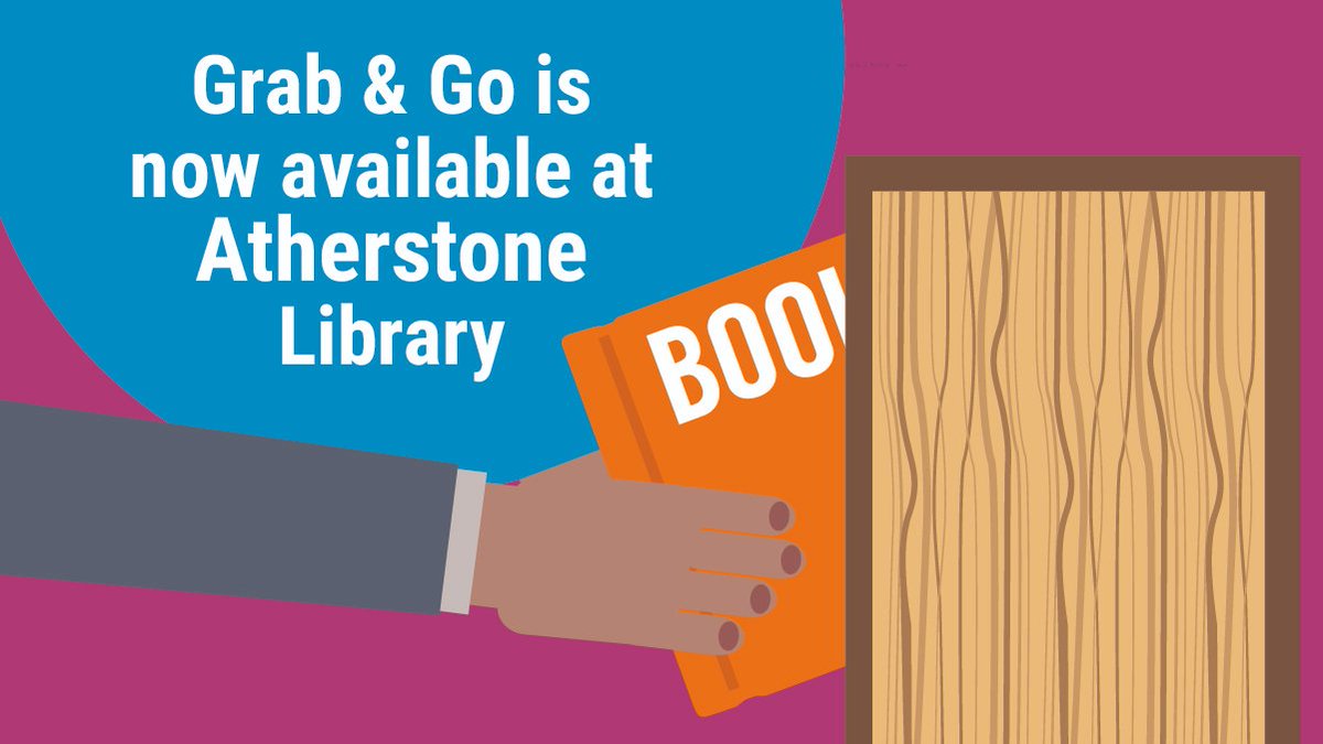 warkslibraries's tweet photo. #AtherstoneLibrary is now offering a #GrabAndGo service!
Find out more here: https://t.co/h21rjSJfbO
You can visit for a max of 30 minutes to choose &amp; borrow items. To maintain safety, face coverings must be worn in line with Government guidelines, except for those who are exempt https://t.co/Bbdan6pD95