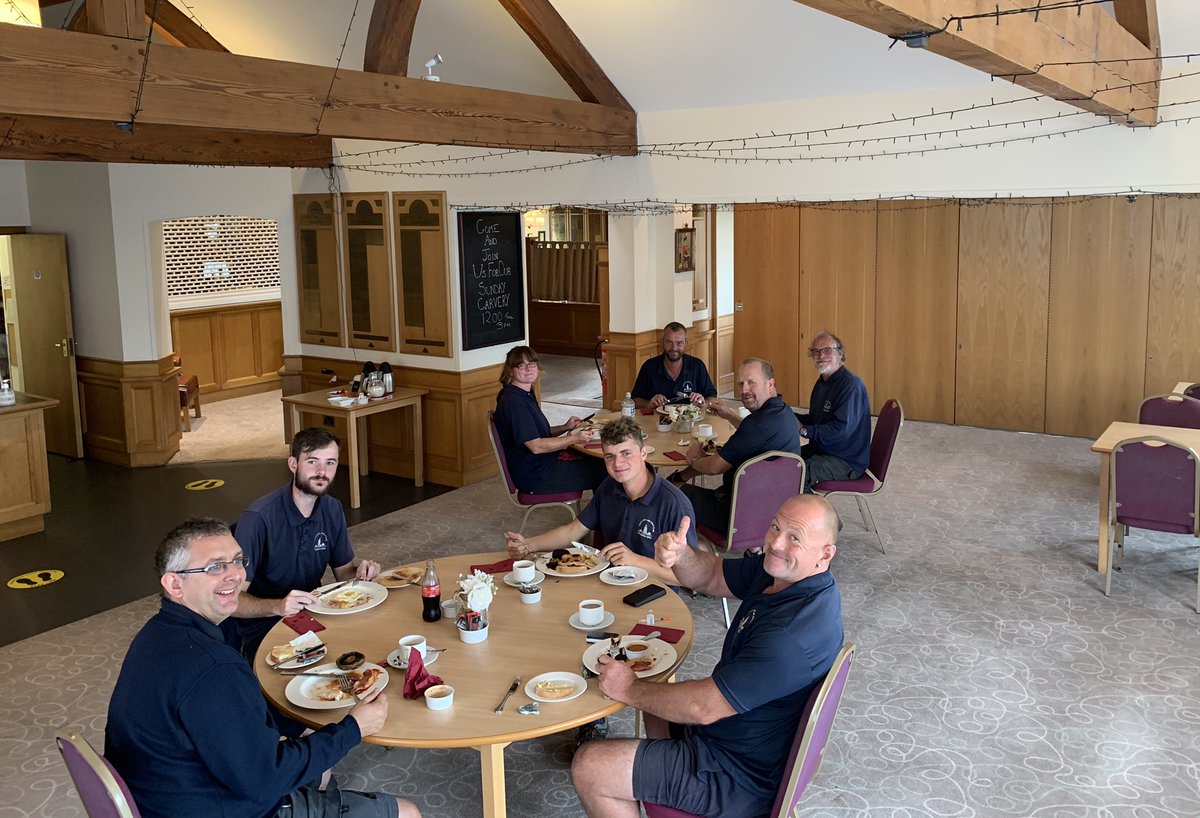 CDowrick's tweet image. Taking the time to show our appreciation to @NorthForeland Greens staff for plenty of hard work this year, we thank you.
#ThankAGreenkeeper